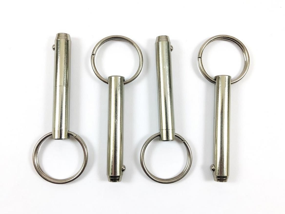 Total Gym XLS Fit Evolve Short Hitch Pins Set of 4 Stainless Steel Quick Release