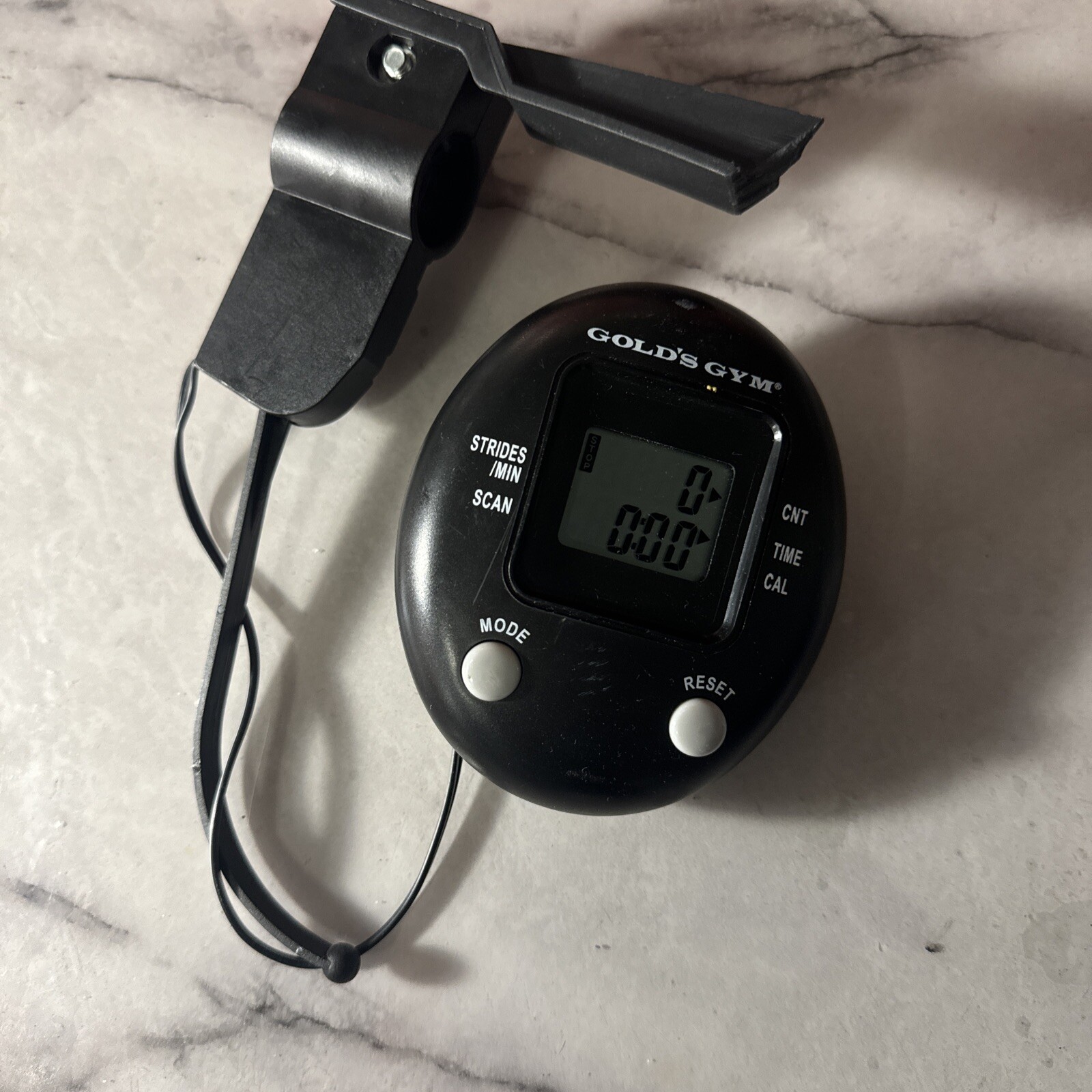 Genuine Gold’s Gym Battery Operated 3.5mm Plug In Work Out Tracker Display Unit